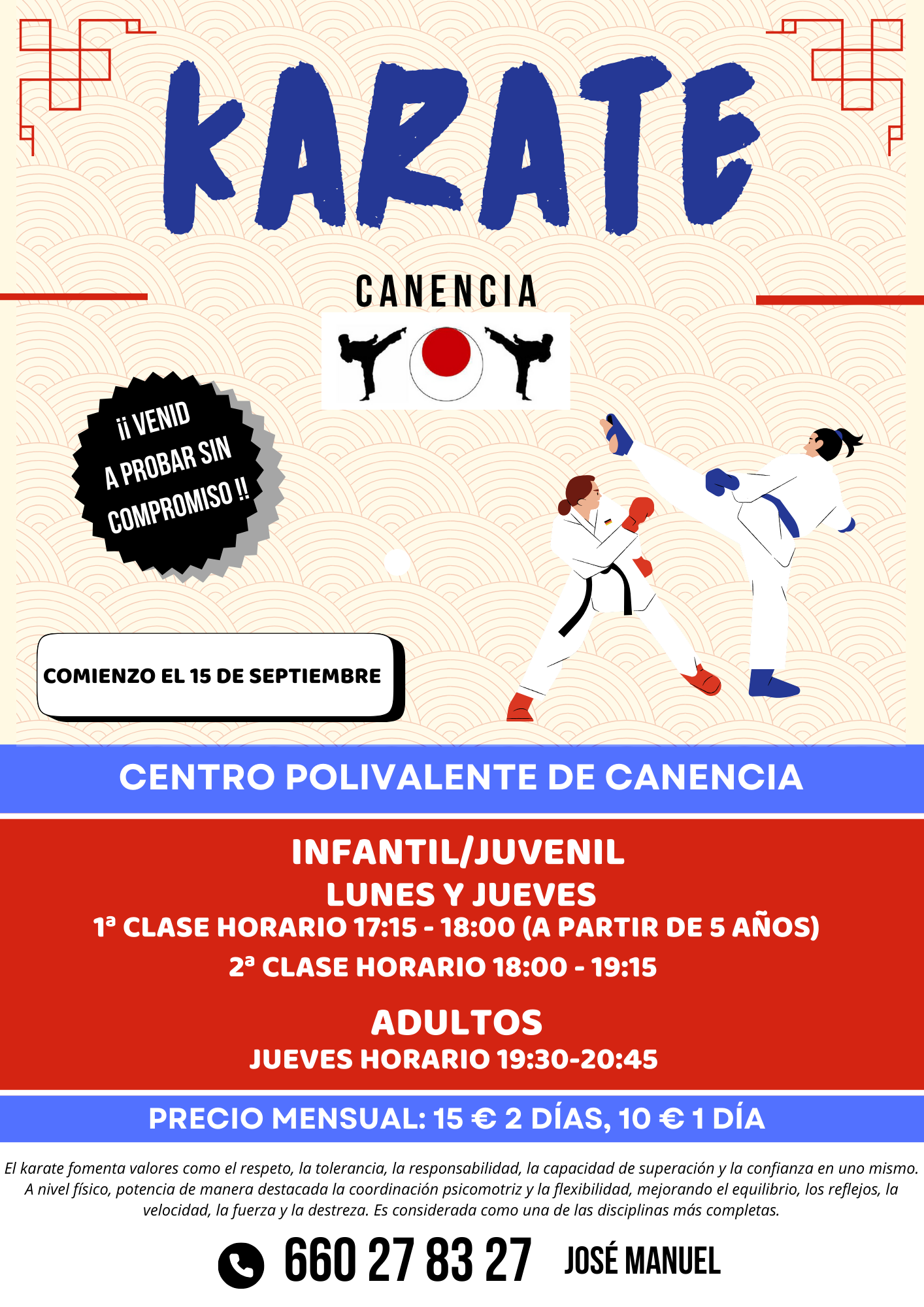 Karate en Canencia