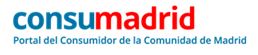 portal del consumidor Comunidad de Madrid