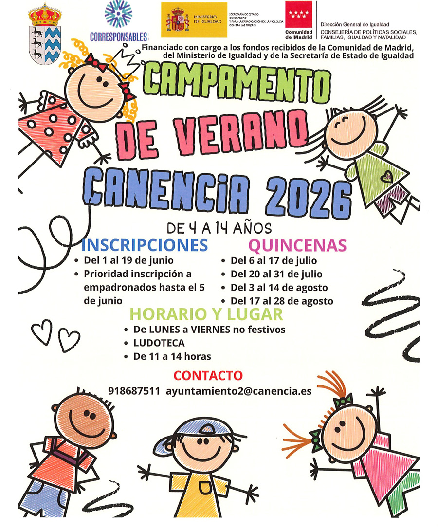 Campamento verano Canencia 2026