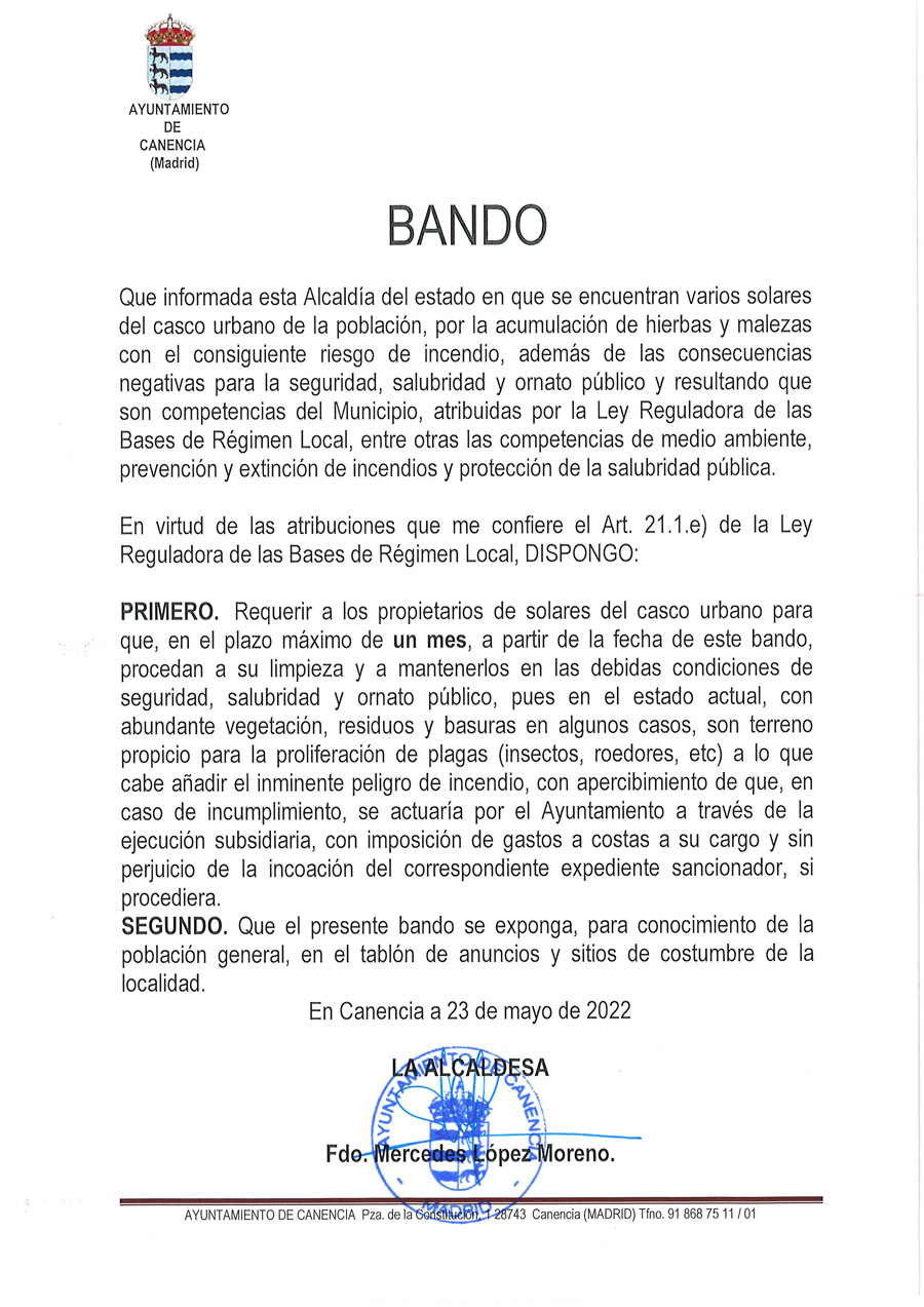 BANDO DESBROCE