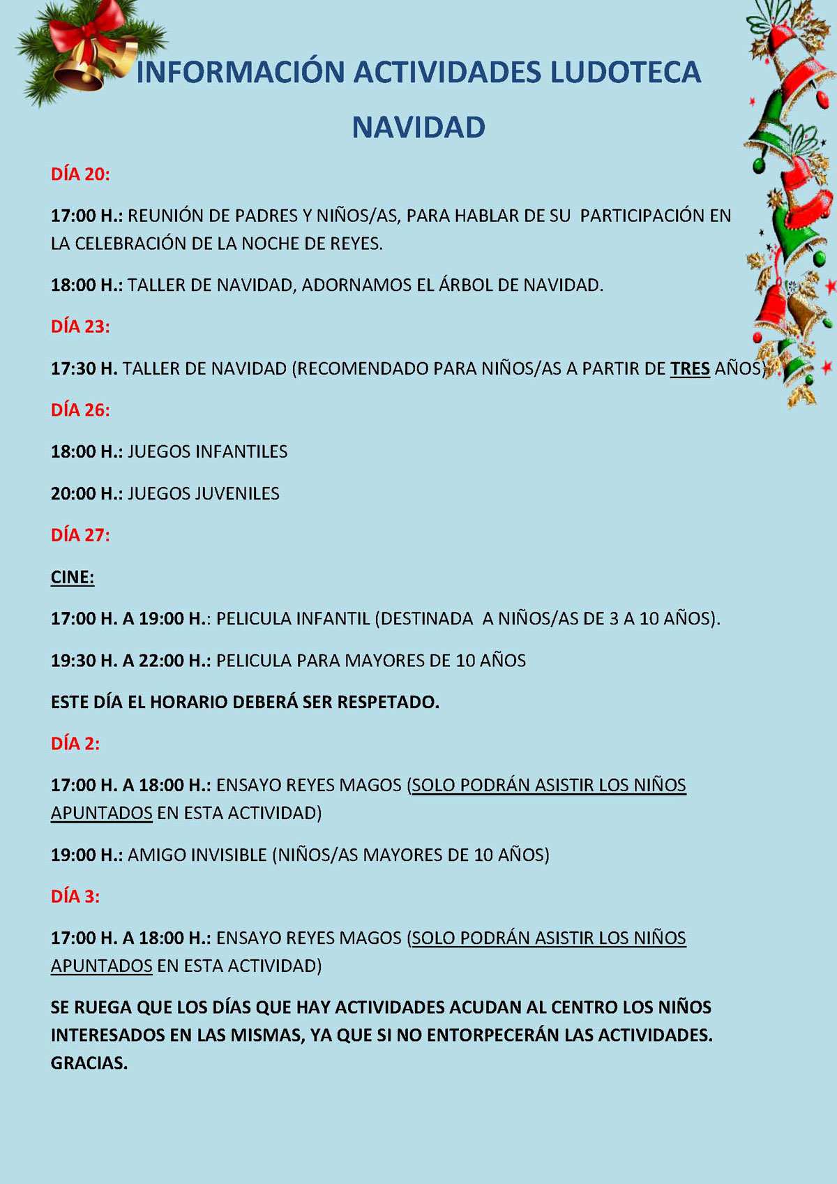 INFORMACION ACTIVIDADES NAV