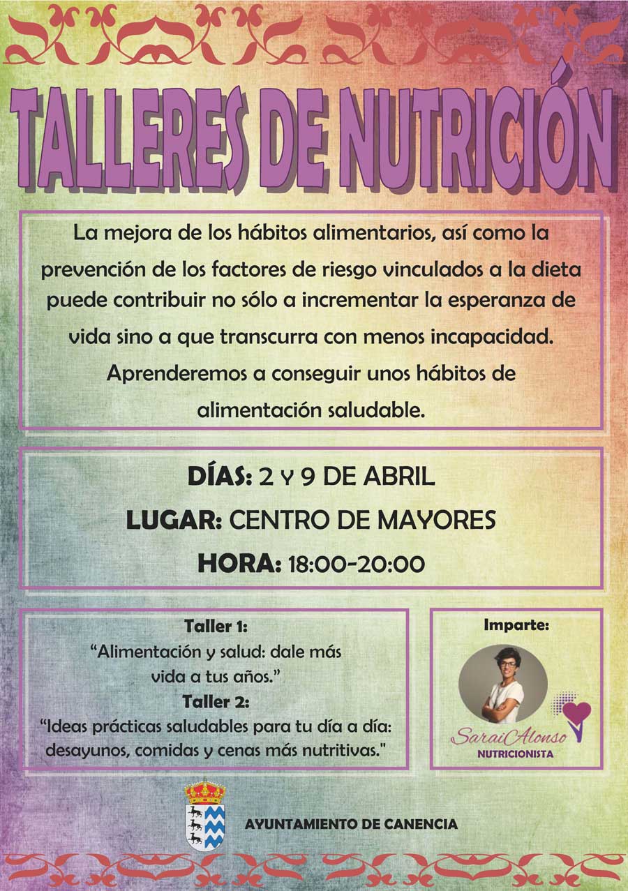 Cartel Taller Nutricion