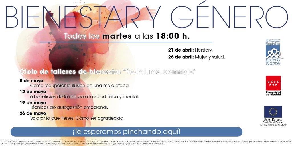 Cartel bienestar y genero