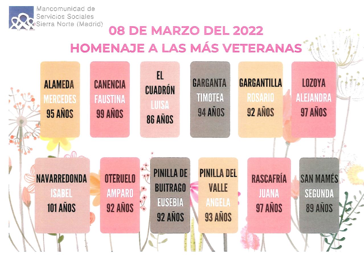 8M Homenaje veteranas