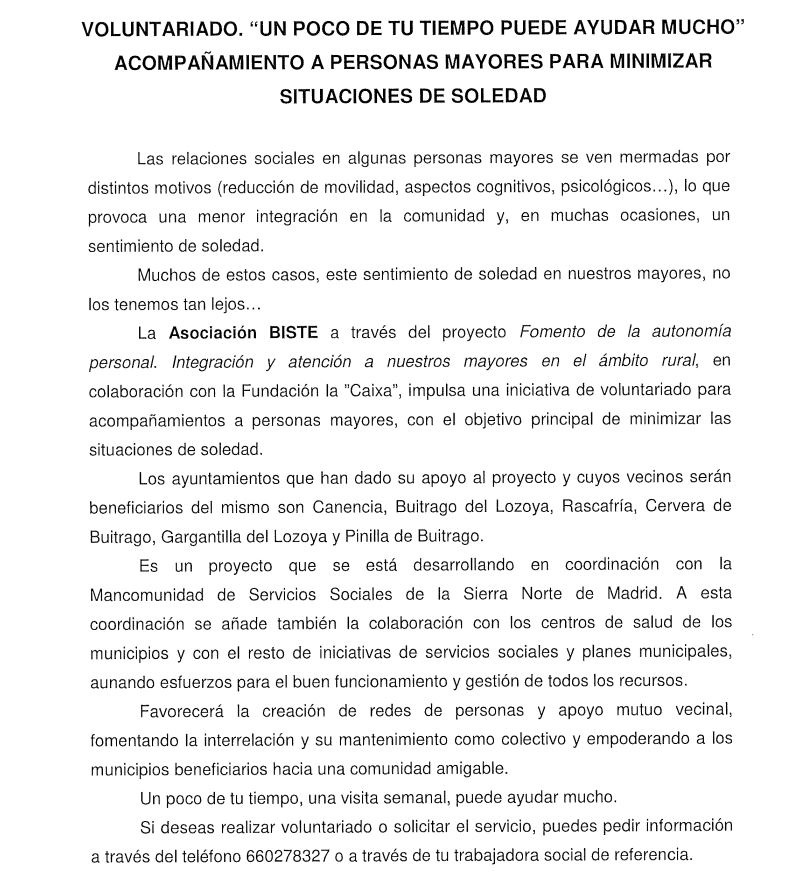 texto voluntariado mayores